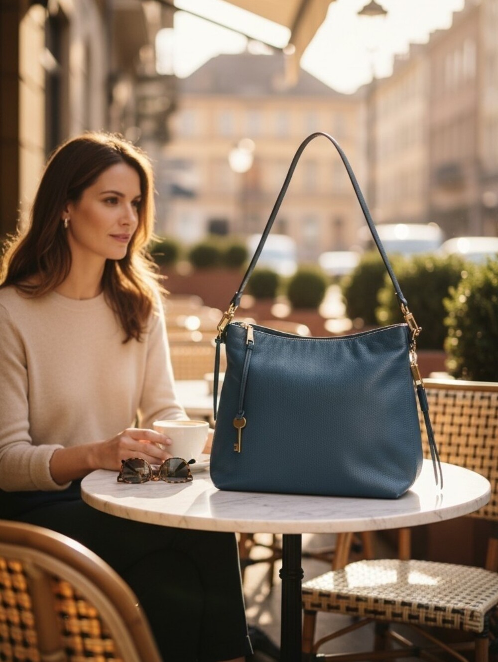 Fossil Genuine Leather Hobo